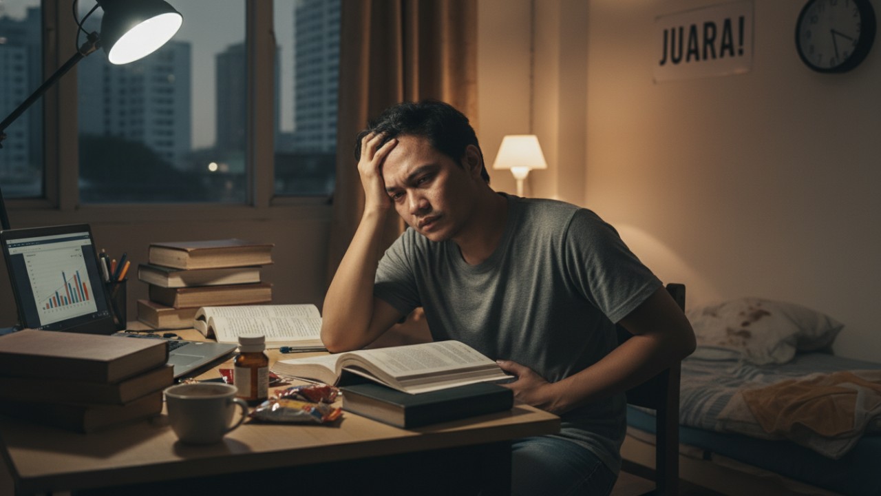 dampak tekanan akademis terhadap kesehatan mental dan fisik