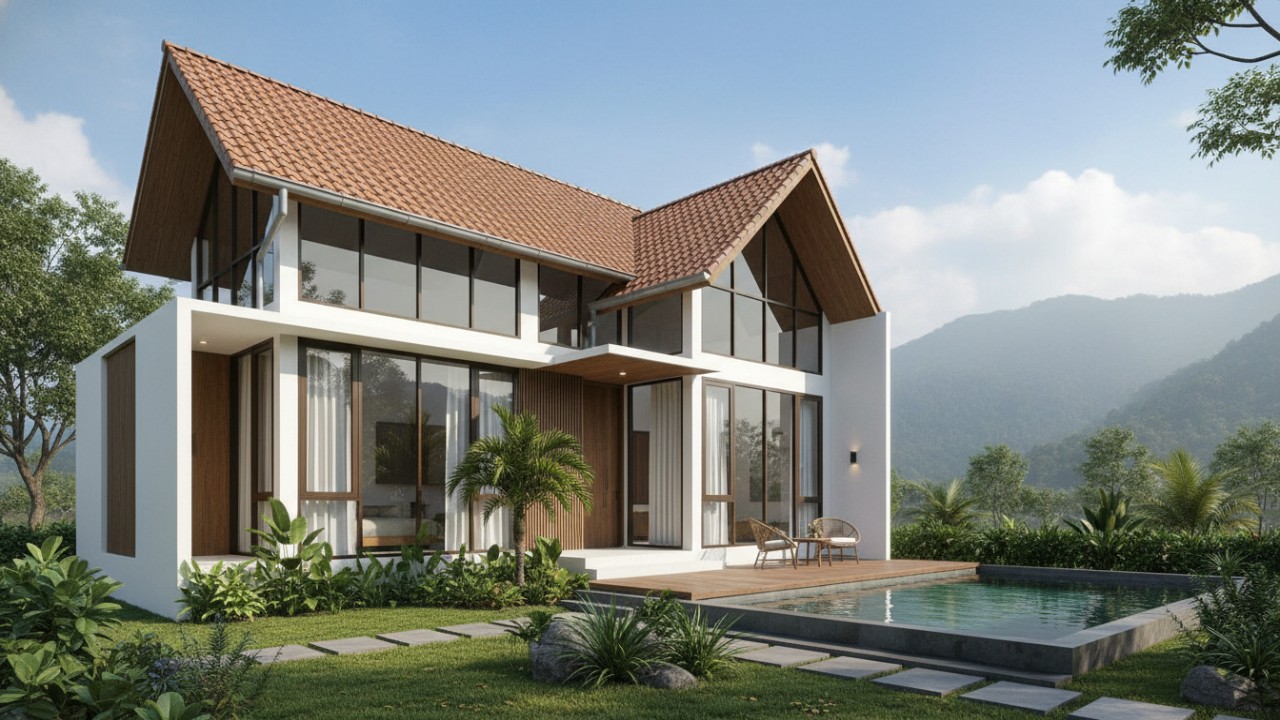 Desain atap minimalis yang simpel dan modern, cocok untuk rumah minimalis. Pilih yang sesuai dengan kebutuhanmu, Cess!