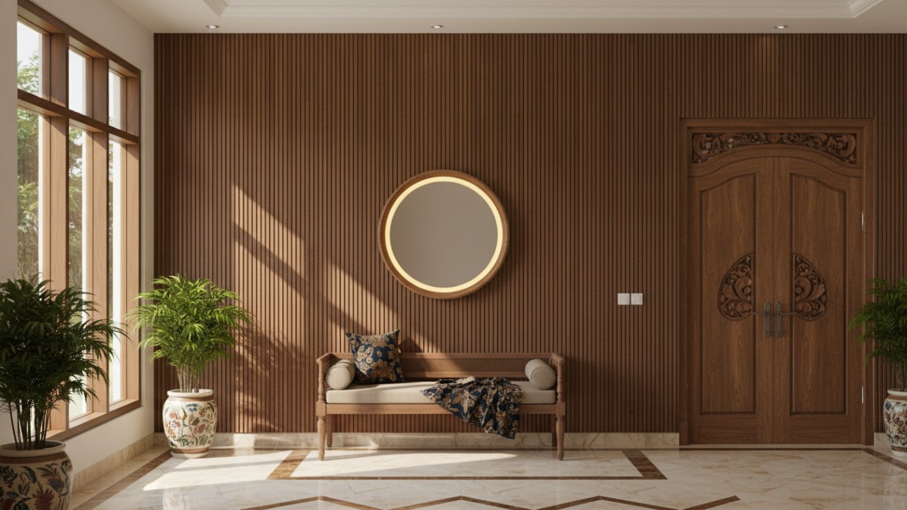 Pada pintu  WPC Wall Panel