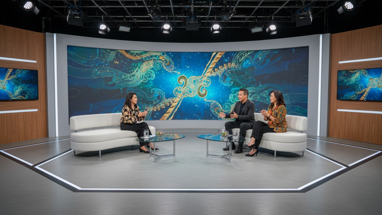 Acara Talk Show di studio televisi