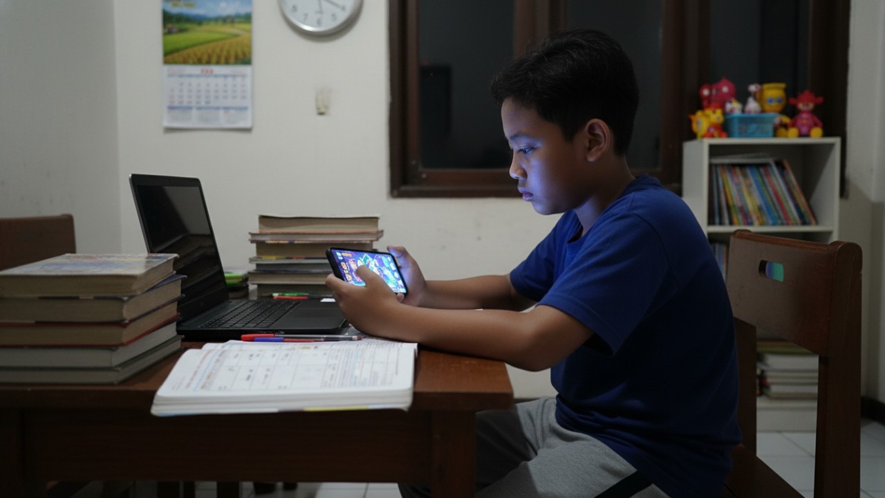 pengaruh game online terhadap prestasi belajar anak