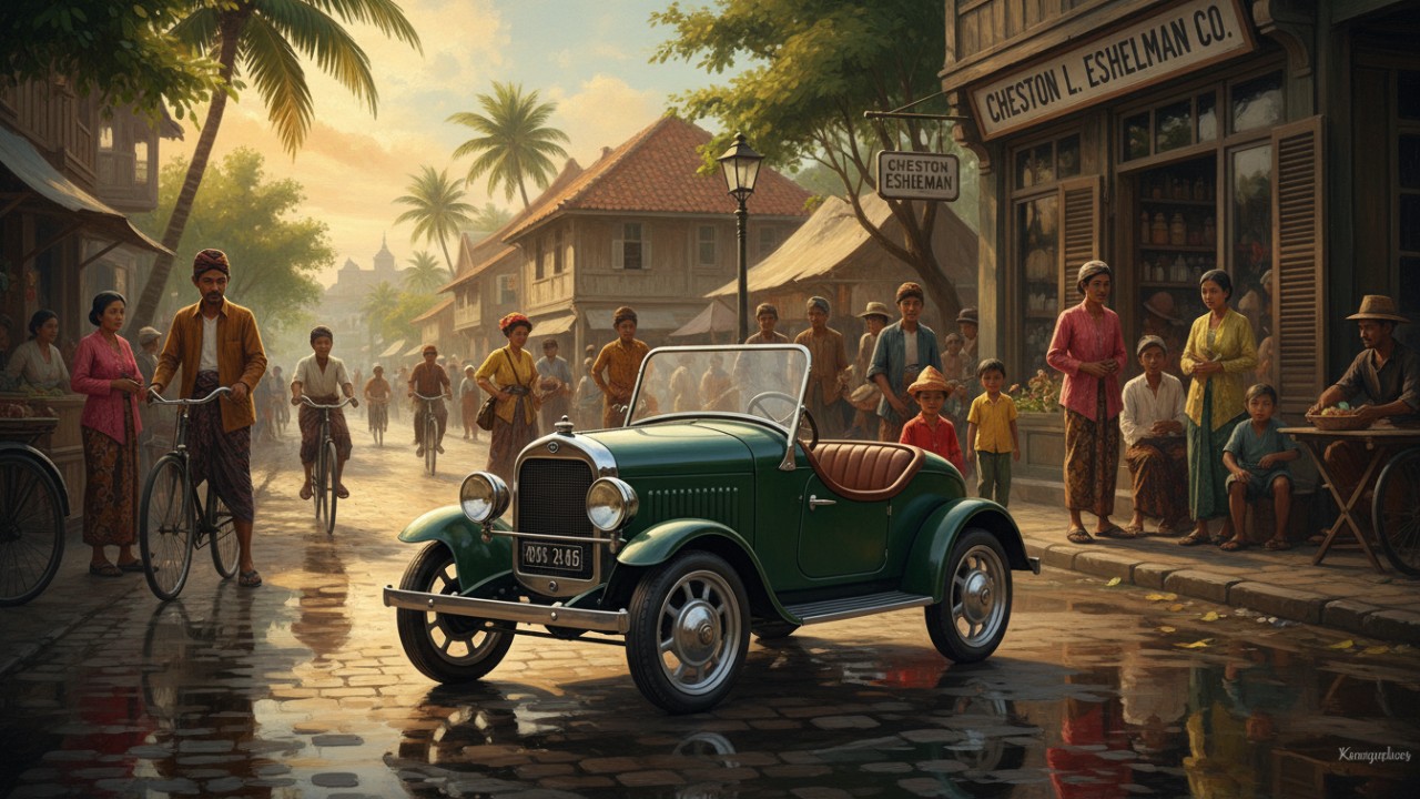 Detail depan Austin Coulson Car terinspirasi pesawat P51 Mustang