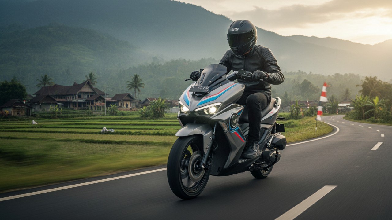 Alva One bergaya sporty dengan layar digital