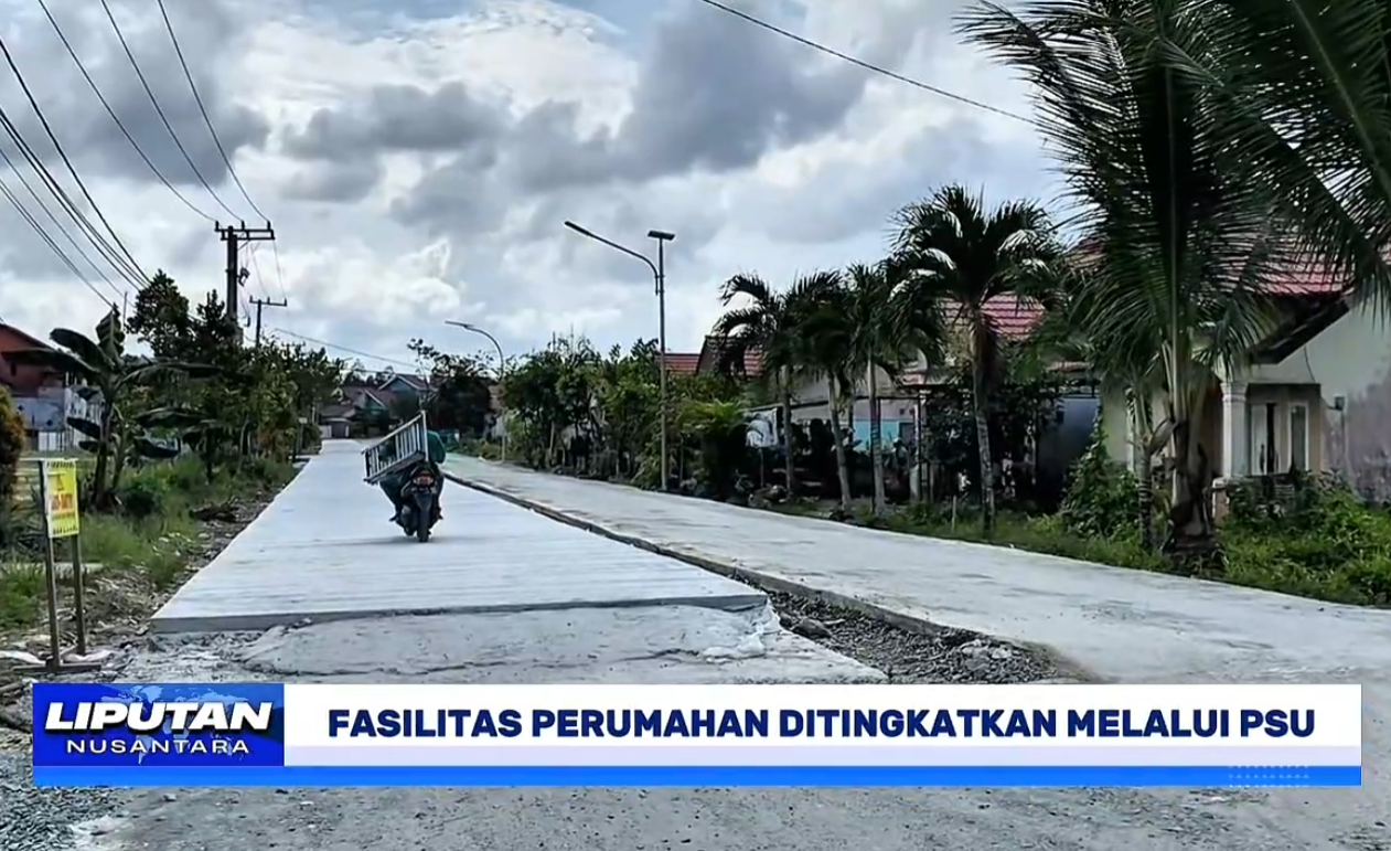 Tampilan lingkungan perumahan di PPU
