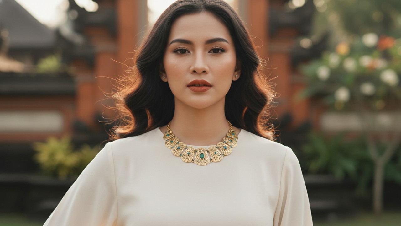 Kalung aksesori menyempurnakan gaya berpakaian