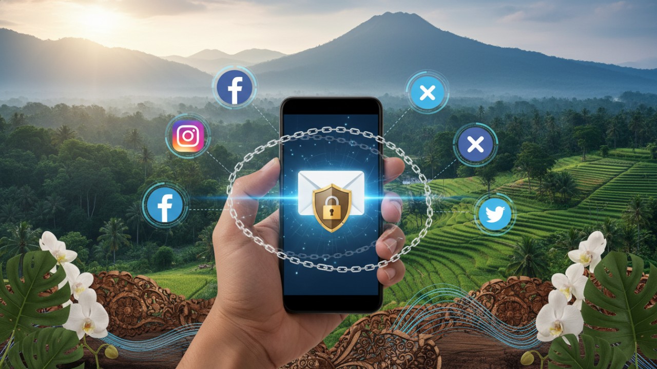 keamanan email ikut menentukan keamanan media sosial