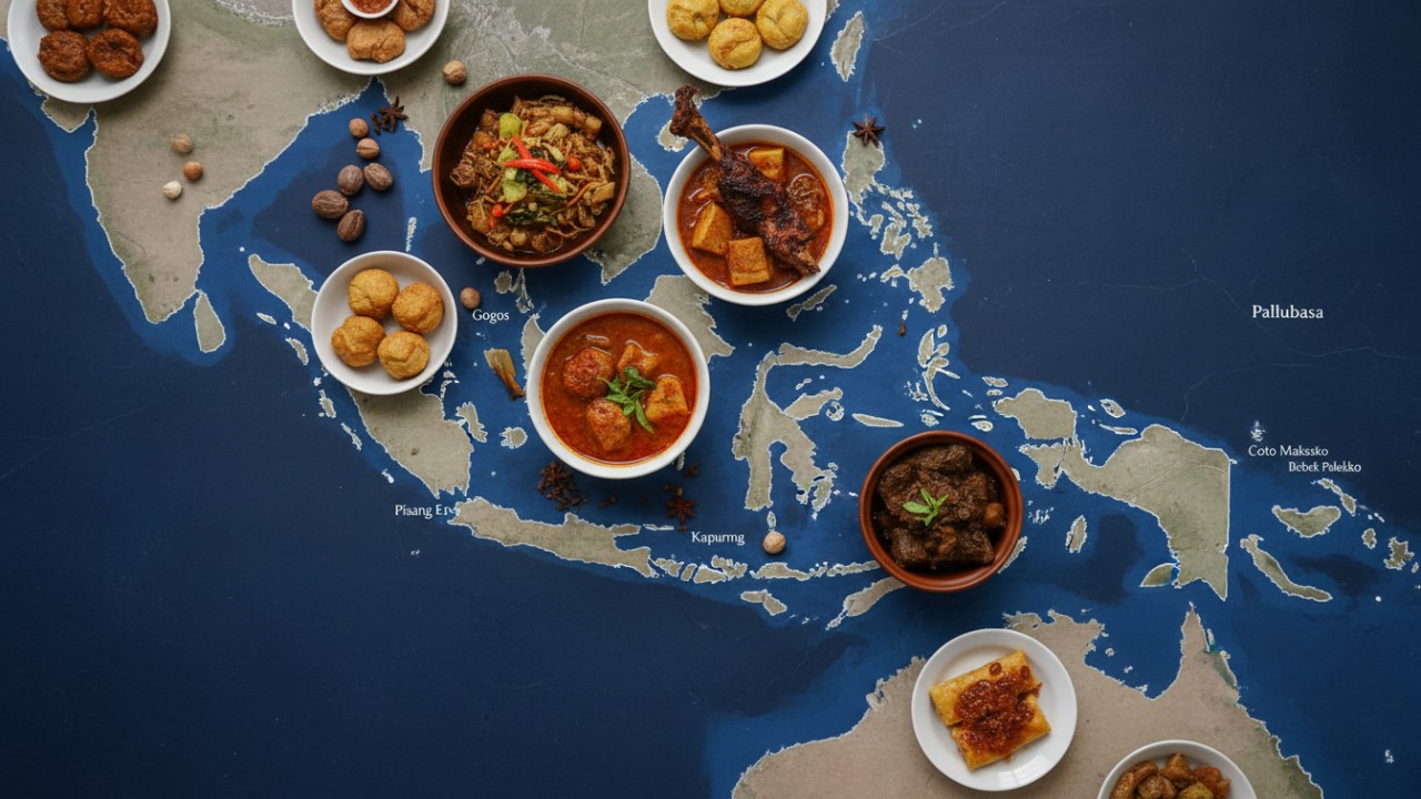 Ragam makanan Sulawesi sebagai bagian peta kuliner Nusantara