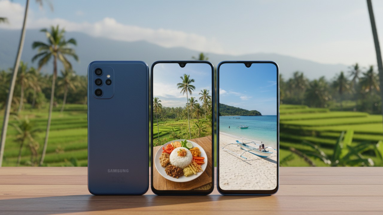 Samsung Galaxy A15 menampilkan warna natural untuk foto harian.