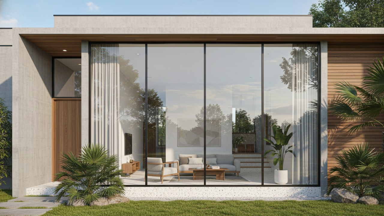 Model jendela depan rumah modern memperkuat fasad dan kenyamanan hunian. Simak info selengkapnya disini Cess!