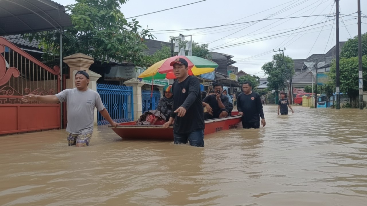 Hujan lebat mengguyur jalan utama Samarinda hingga memicu Banjir dan genangan air, dibeberapa titik aktivitas warga terganggu.