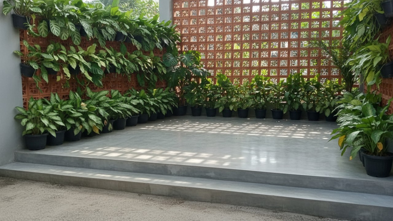 teras rumah yang sejuk