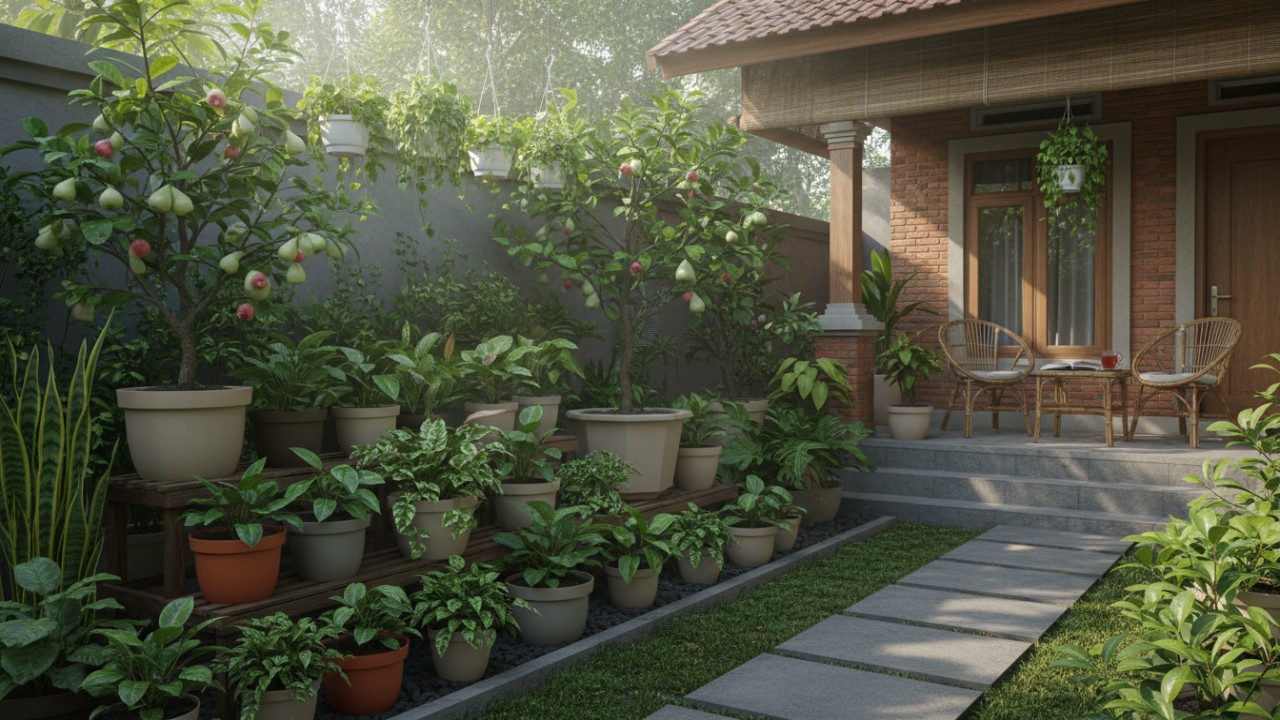 kesehatan lingkungan dalam kebun minimalis
