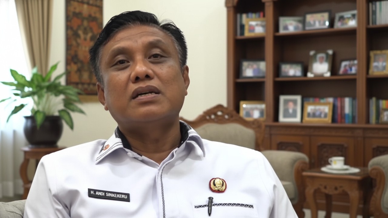 Kepala Disdikpora PPU, Andi Singkerru. Disdikpora PPU Catat Utang Rp21 Miliar Tahun 2025 Akibat Dana Transfer Belum Cair