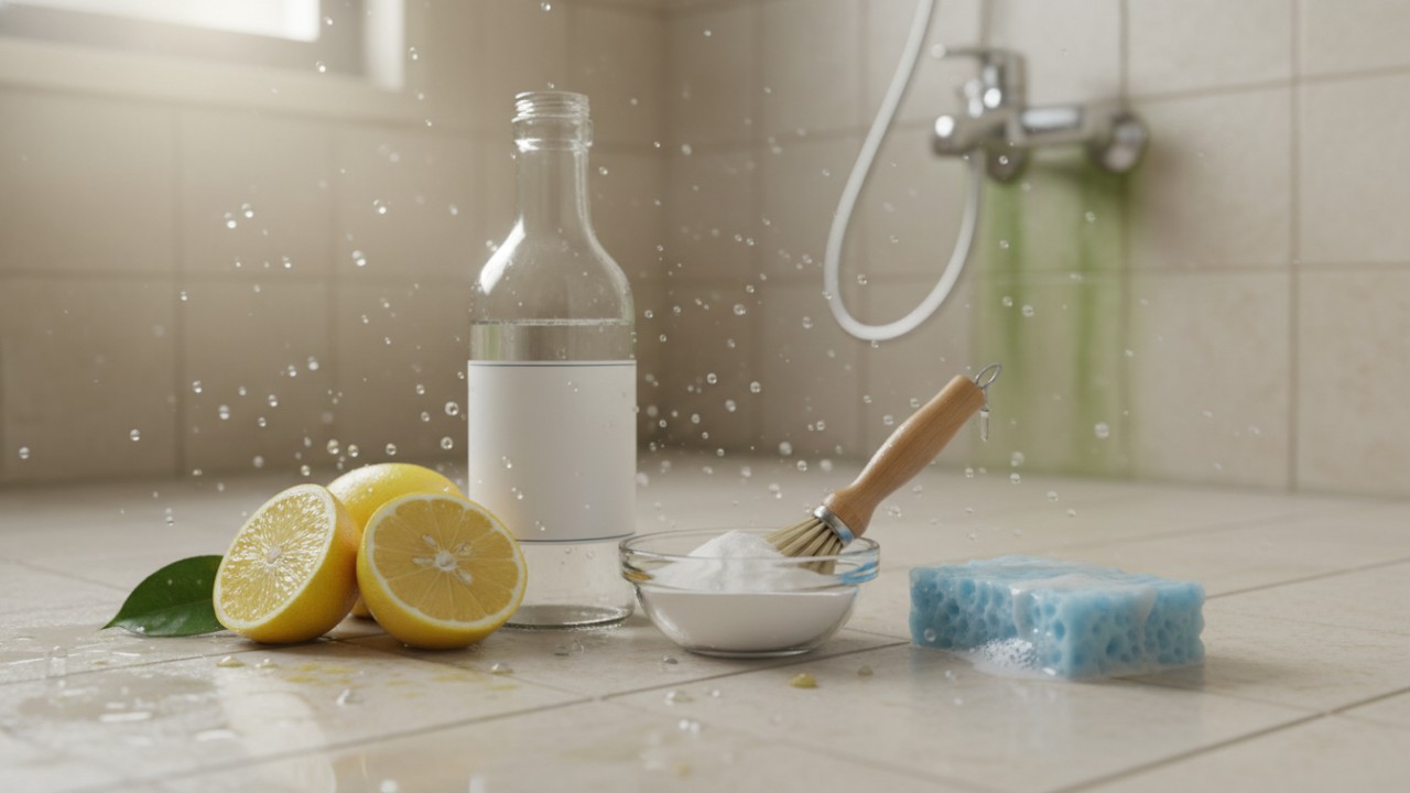 cuka dan lemon dalam mengembalikan warna lantai