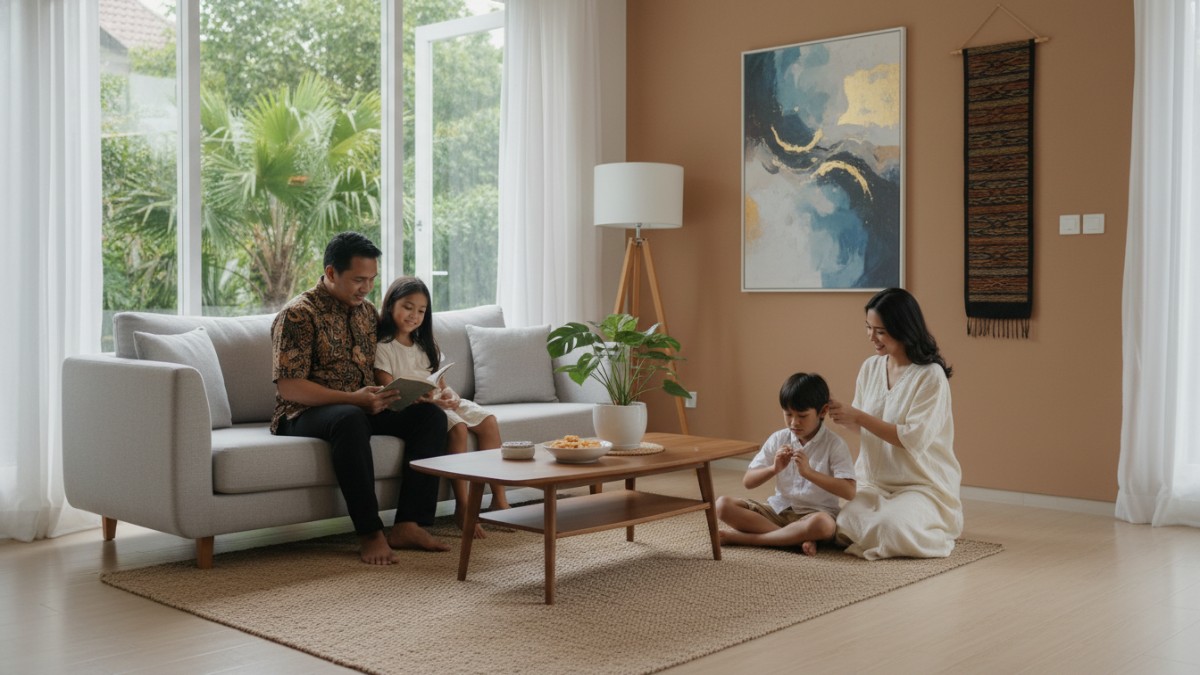 Pentingnya pencahayaan dan sirkulasi udara alami dalam ruang keluarga