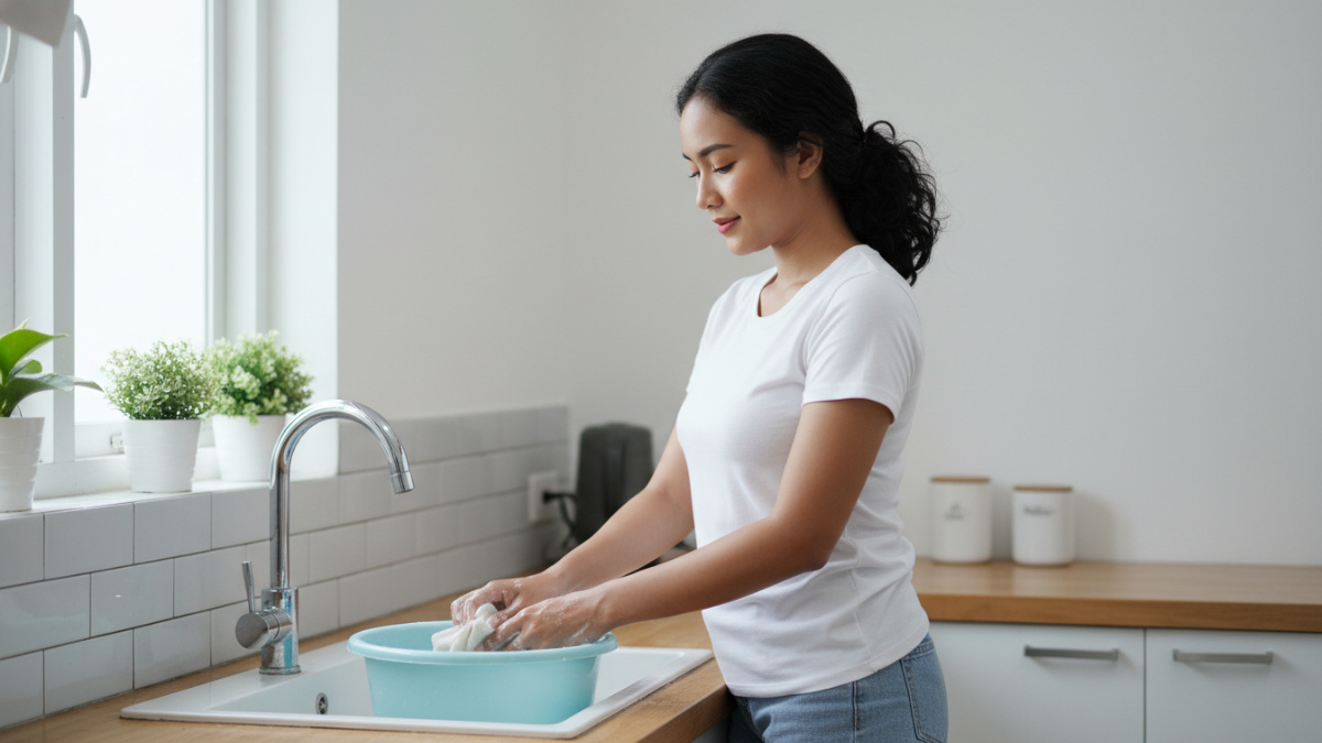 Kebiasaan Mencuci Serbet Dapur yang Bikin Dapur Lebih Higienis Setiap Hari