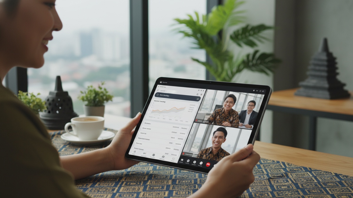 Fitur split-screen Xiaomi Pad 7 membantu multitasking lebih efisien.