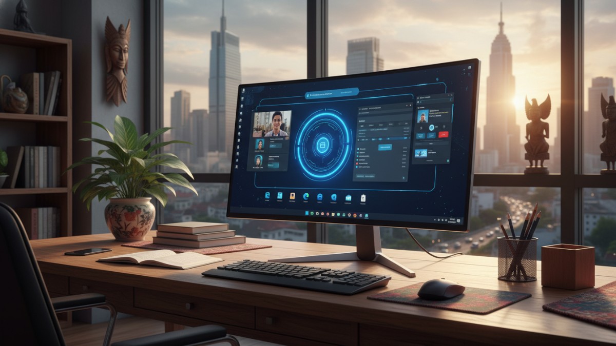 erforma AIO PC 2026 dirancang seimbang. Fokusnya bukan sekadar angka spesifikasi, melainkan pengalaman kerja yang konsisten.