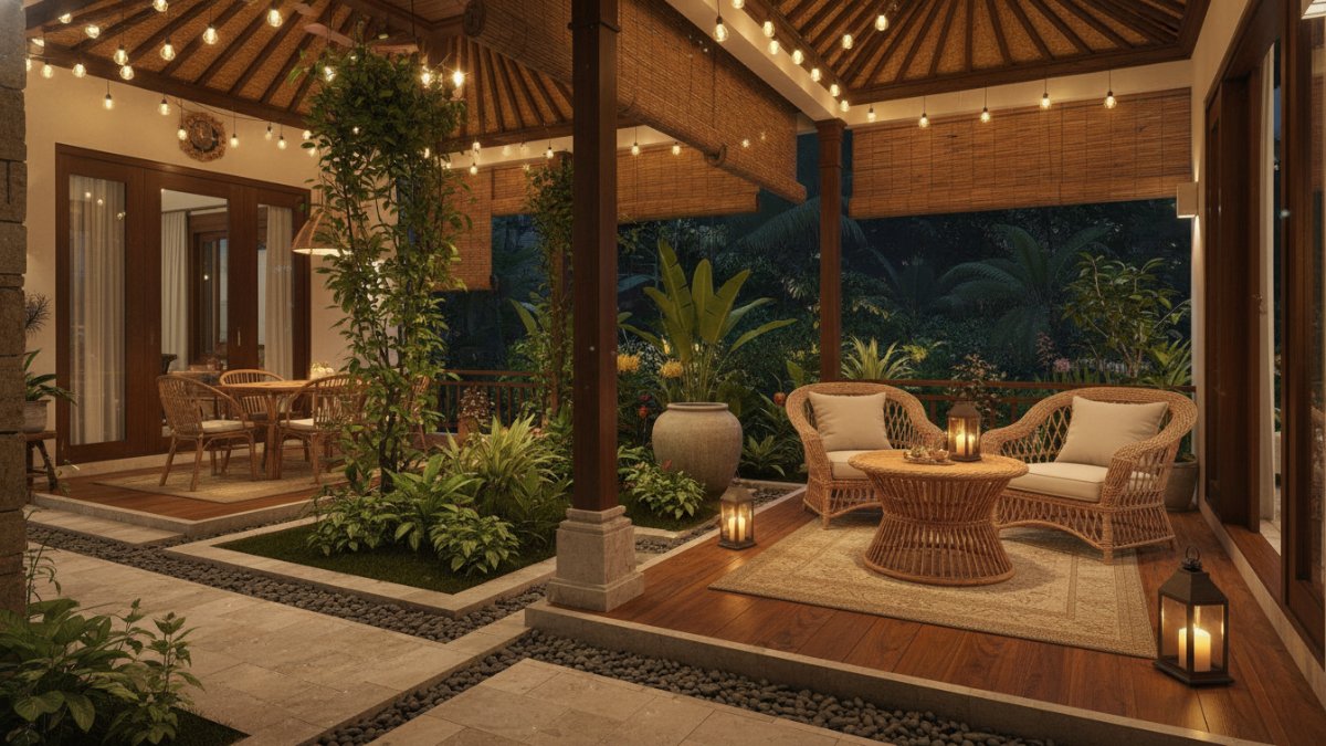 teras rumah yang estetik