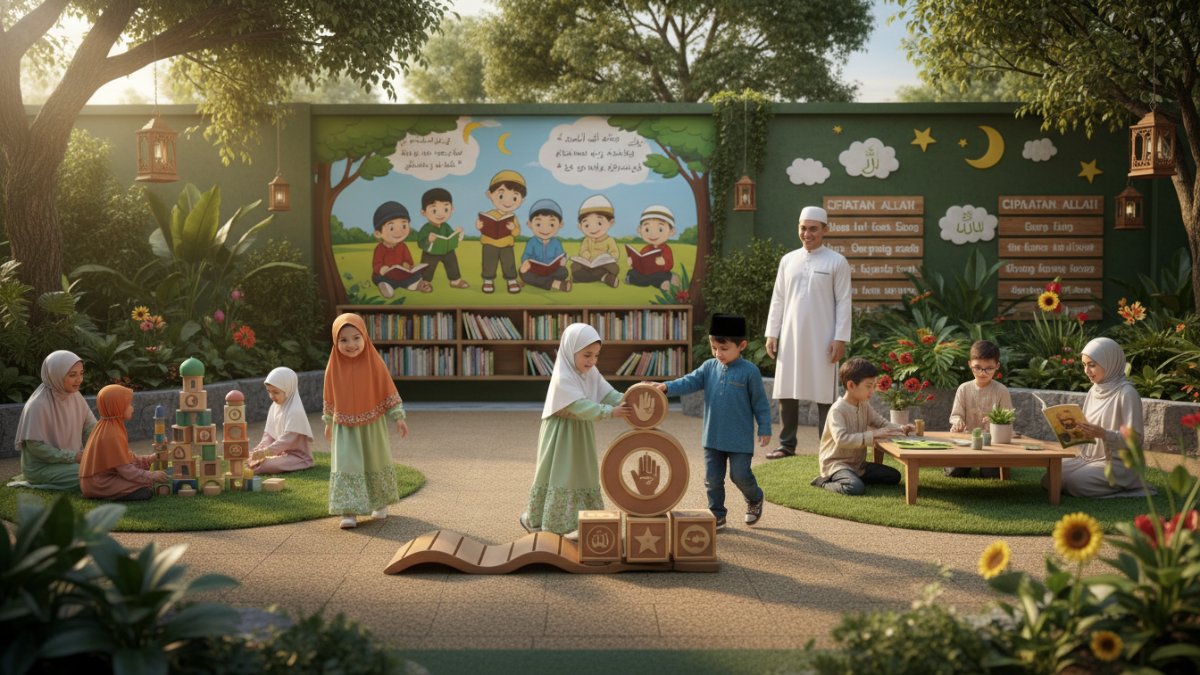 taman bermain anak anak yang berakhlak