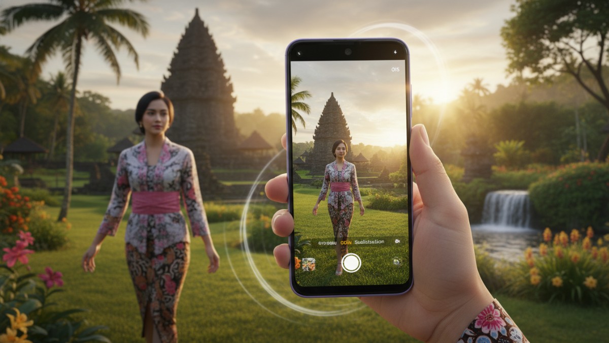 Samsung Galaxy A54 mengandalkan kamera utama 50 MP dengan Optical Image Stabilization sebagai fondasi utama perekaman video.