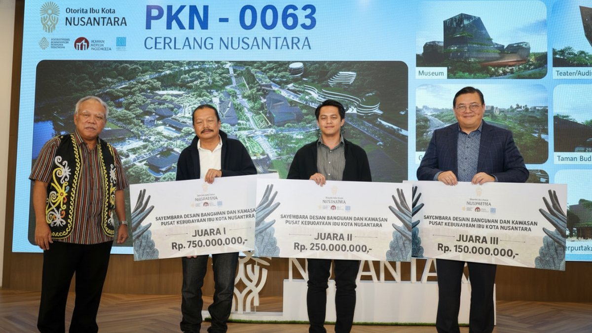 Pemenang sayembara desain Pusat Kebudayaan IKN.