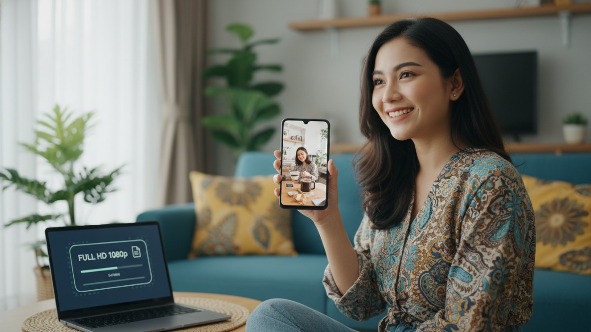 Resolusi tinggi sering dianggap paling baik, padahal untuk vlog harian tidak selalu begitu. Full HD pada Galaxy A54 sudah cukup tajam, lebih efisien, dan praktis.