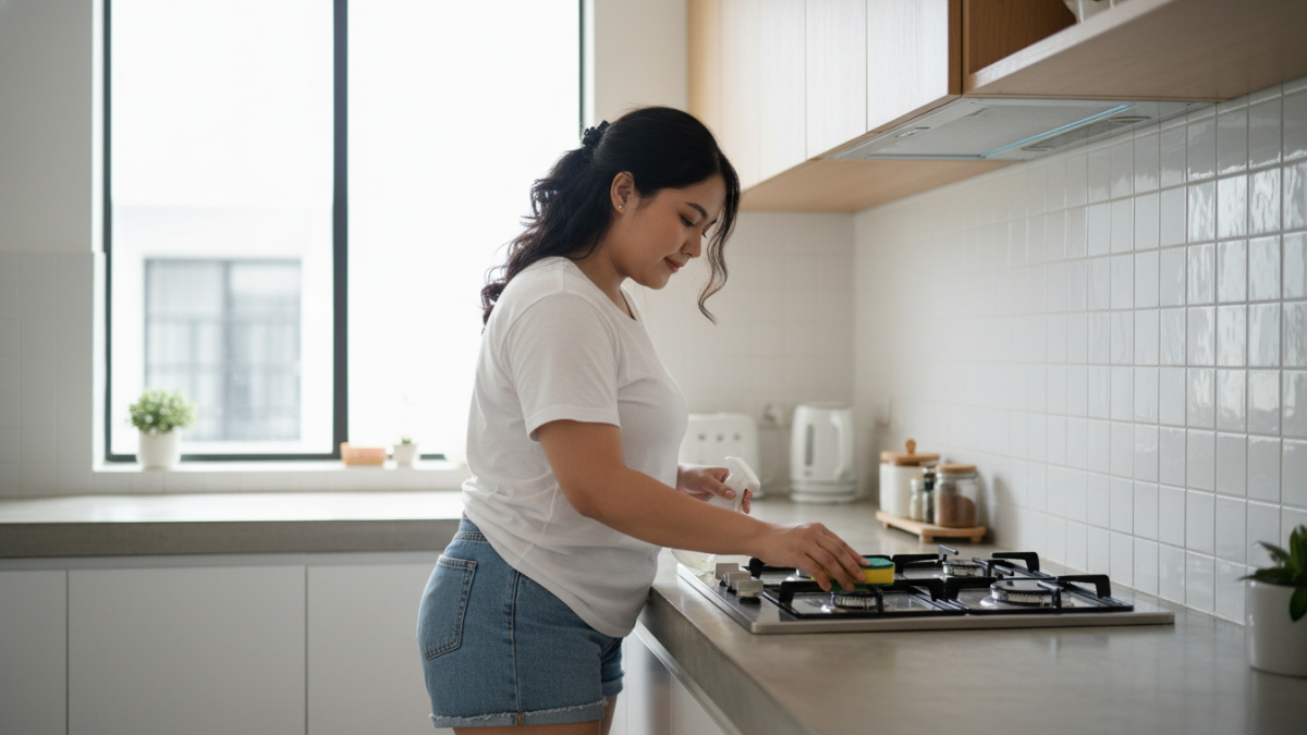 Membersihkan Kompor agar awet dan bikin masak menyenangkan