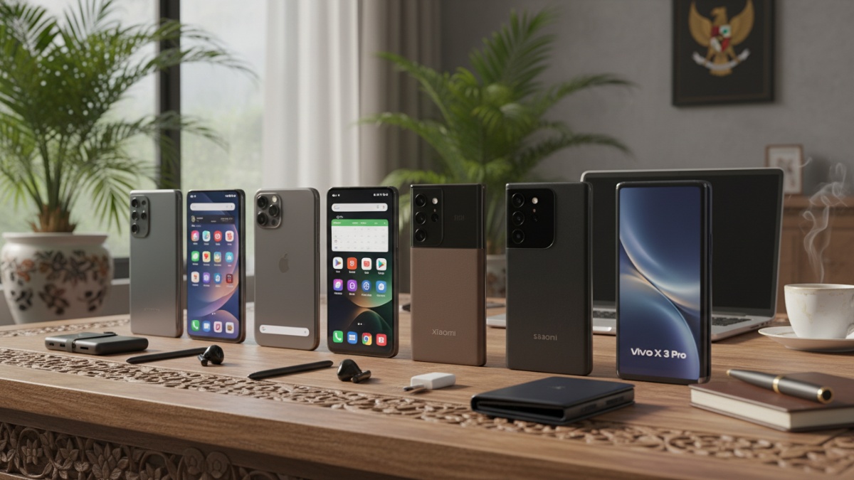 Perbandingan beberapa model HP kerja populer