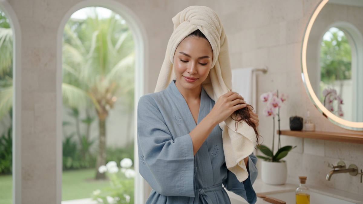 Aktivitas harian dan lingkungan yang memengaruhi produksi minyak rambut.