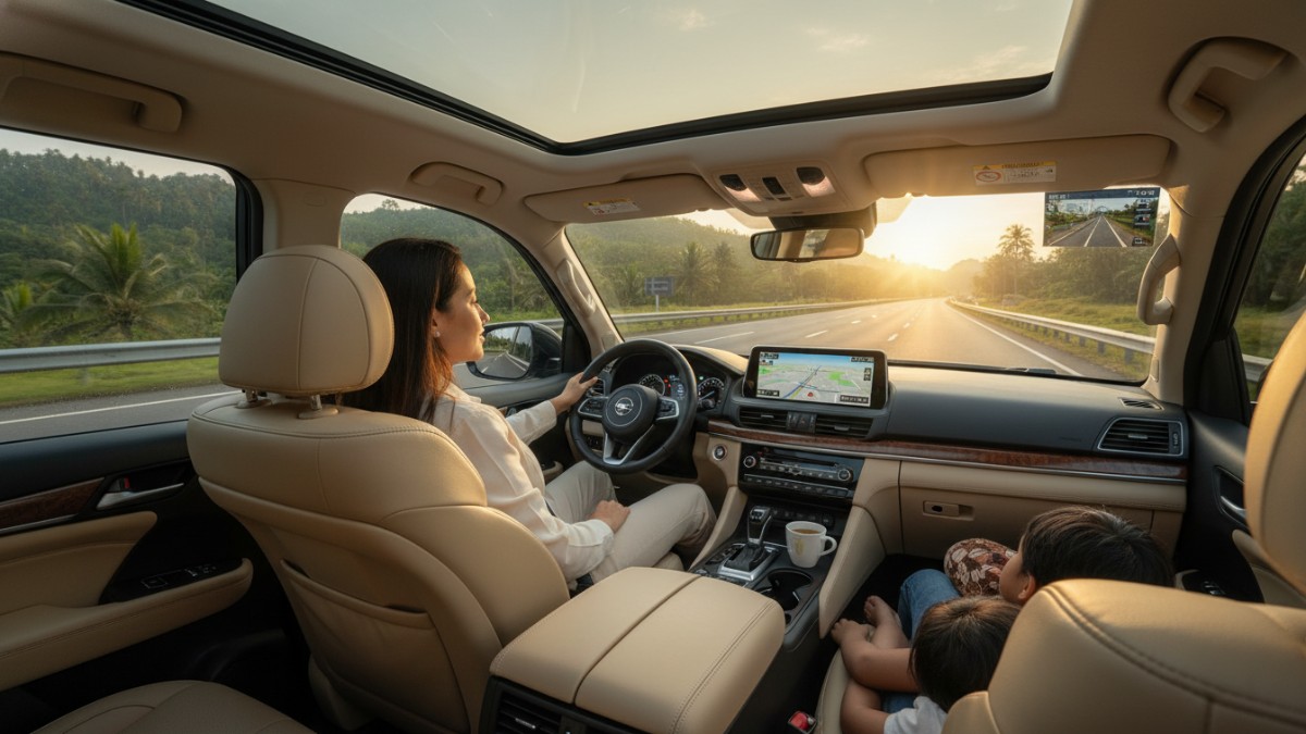 Kenyamanan mobil jarak jauh tidak berdiri sendiri. Faktor ergonomi, teknis, dan visibilitas saling terkait dan memengaruhi kondisi tubuh pengemudi maupun penumpang.