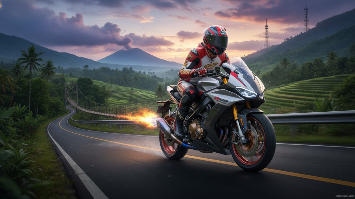 Teknologi mesin modern membantu akselerasi di tanjakan panjang.