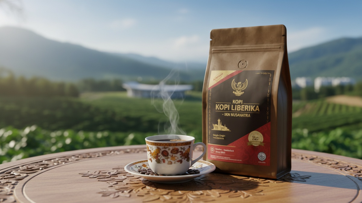 Perkebunan Kopi Liberika di Kecamatan Sepaku sebagai basis penguatan ekonomi petani lokal.