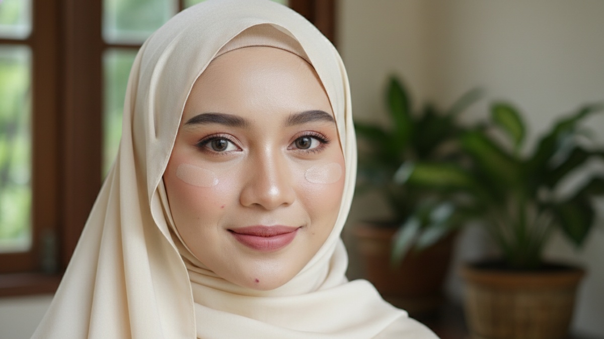 Teknik concealer spot correction di wajah