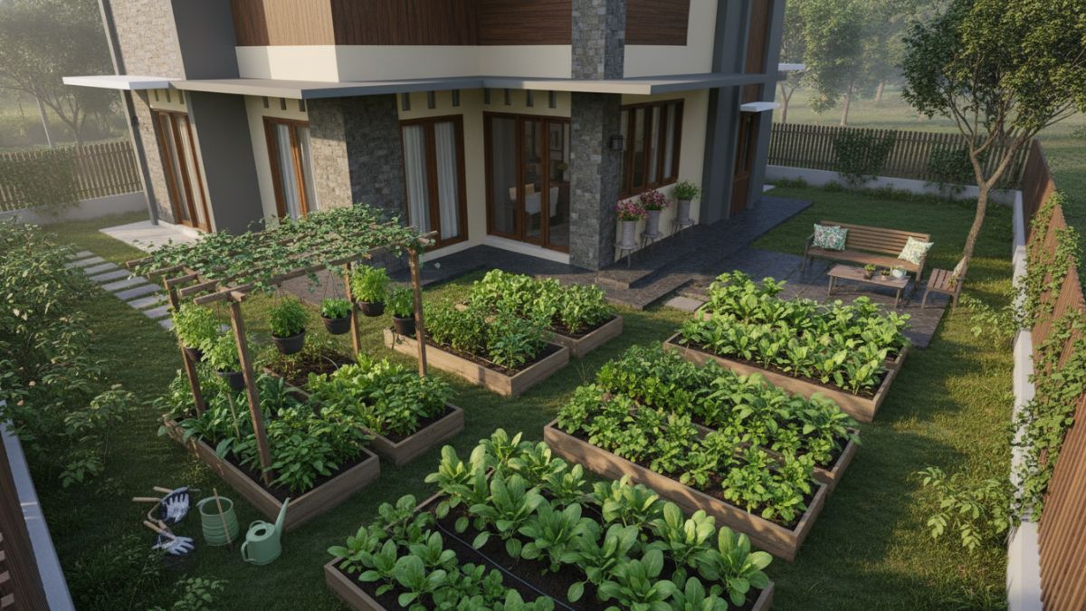 kebun dekat rumah