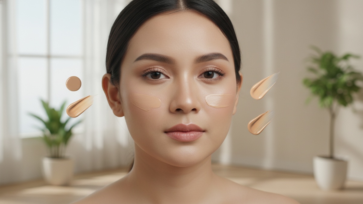 Jenis kulit menentukan formula foundation yang paling nyaman digunakan.