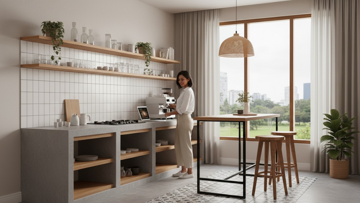 dapur yang estetik dan rapi