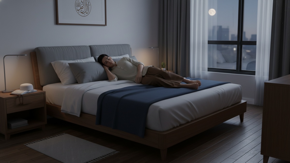 Aktivitas tidur malam setelah tarawih.