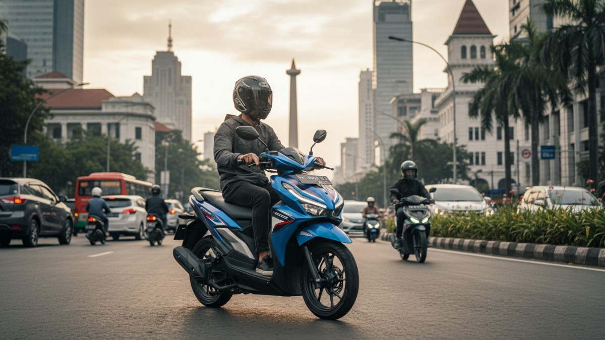 Tampilan Honda BeAT 2026 sebagai skutik irit pilihan mobilitas harian perkotaan.