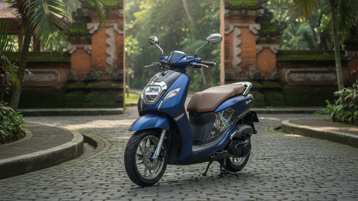 Detail mesin dan bodi kompak yang mendukung manuver ringan.