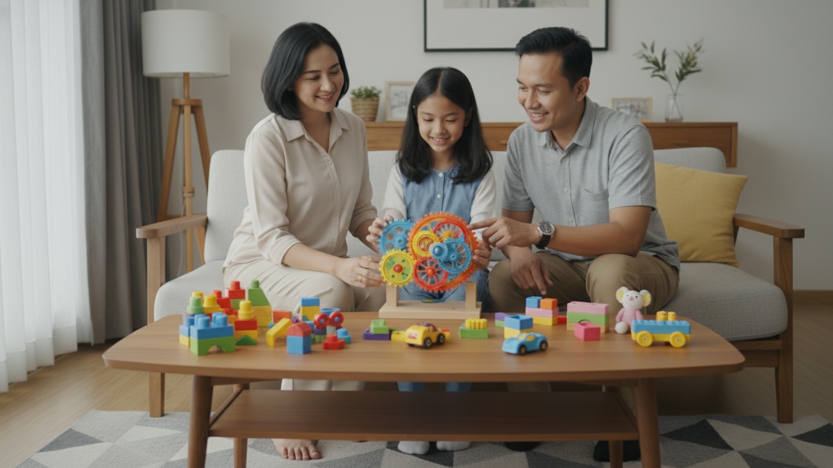 Rotasi mainan menjaga fokus bermain anak, mencegah kebosanan, dan tetap rapi