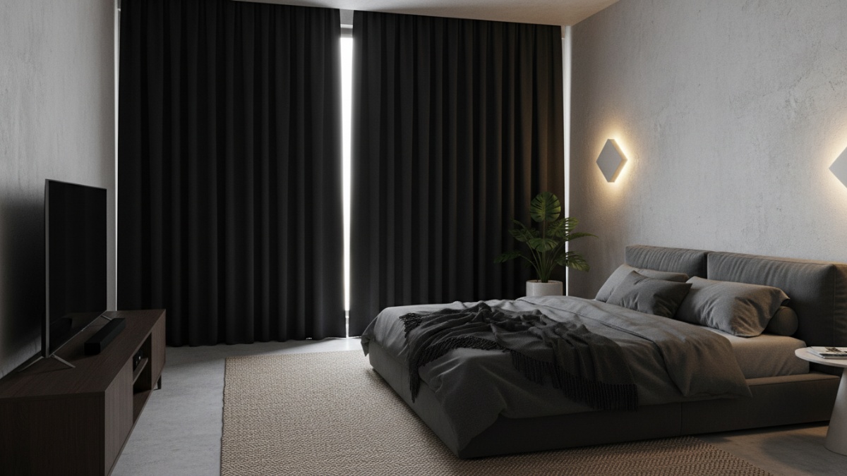Ragam jenis gorden blackout, sheer, dan roman shade pada jendela rumah