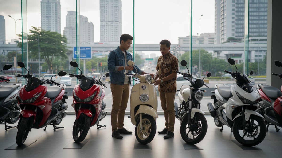 Pengguna memilih motor sesuai kebutuhan aktivitas harian di lingkungan urban.