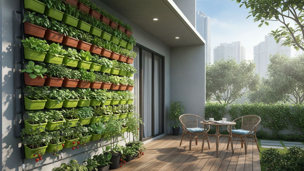 Kebun rumah vertikal di lahan sempit menghadirkan ruang hijau sehat dan estetis di hunian modern.