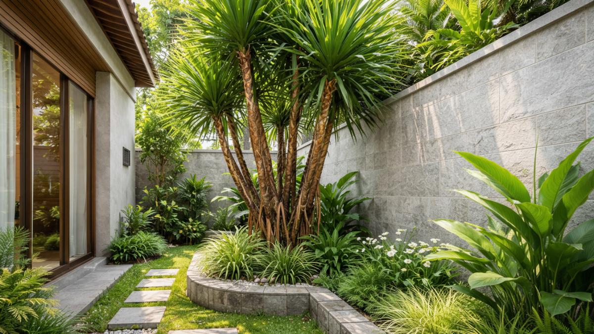 Pohon palem pandan bali.
