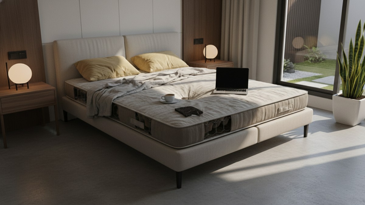 Uji spring bed di showroom dengan posisi tidur dominan agar pilihan lebih pas Cess