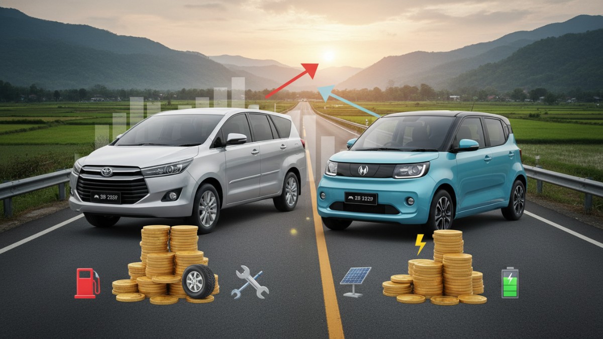 Perbandingan biaya kendaraan untuk memahami pengeluaran jangka panjang.