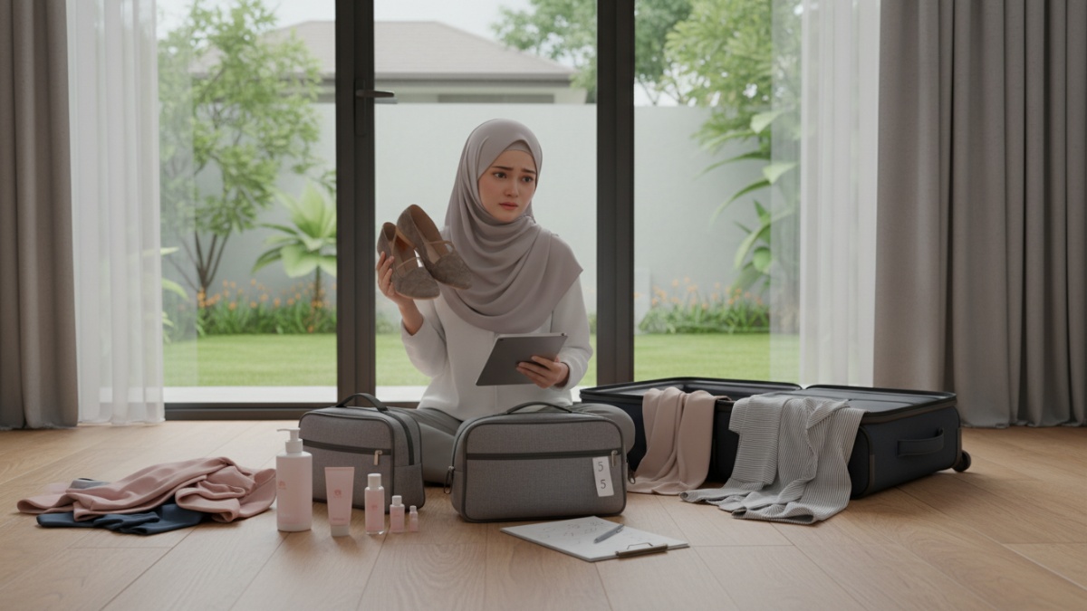 Ukuran tas kabin dan botol travel size