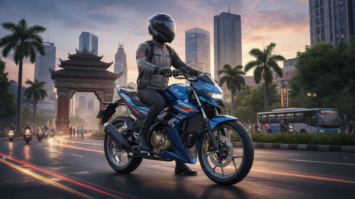 Motor Satria Pro 2026 dengan desain ramping siap dipakai mobilitas kota.