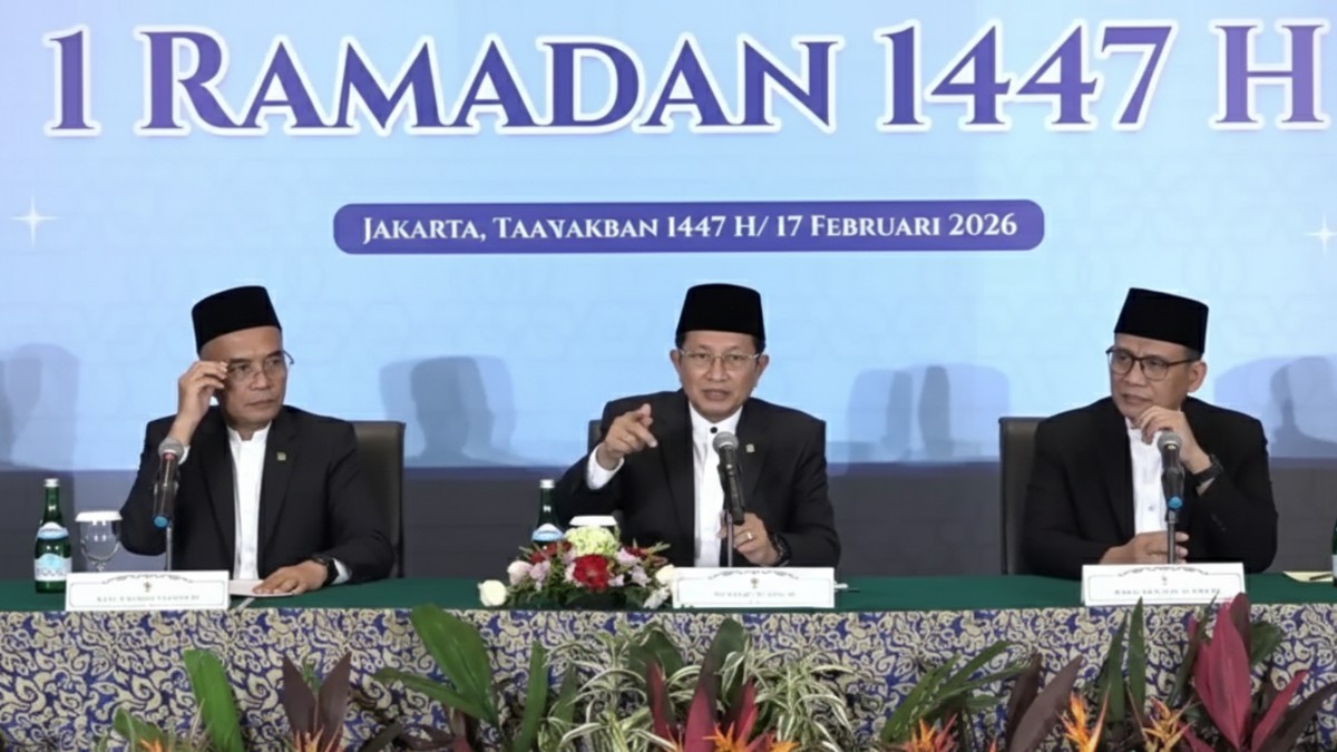 Sidang Isbat penetapan 1 Ramadan 1447 H di Jakarta, momen resmi pengumuman awal puasa 19 Februari 2026.